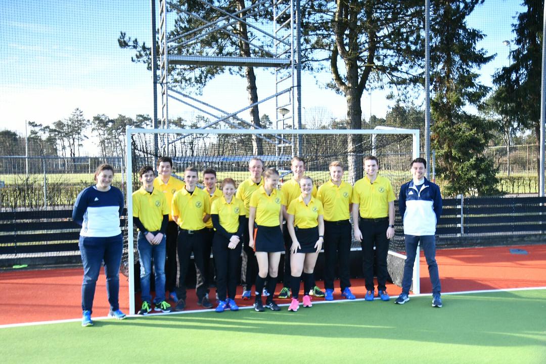 Field hockey umpires worked with AXIWI at European Championship